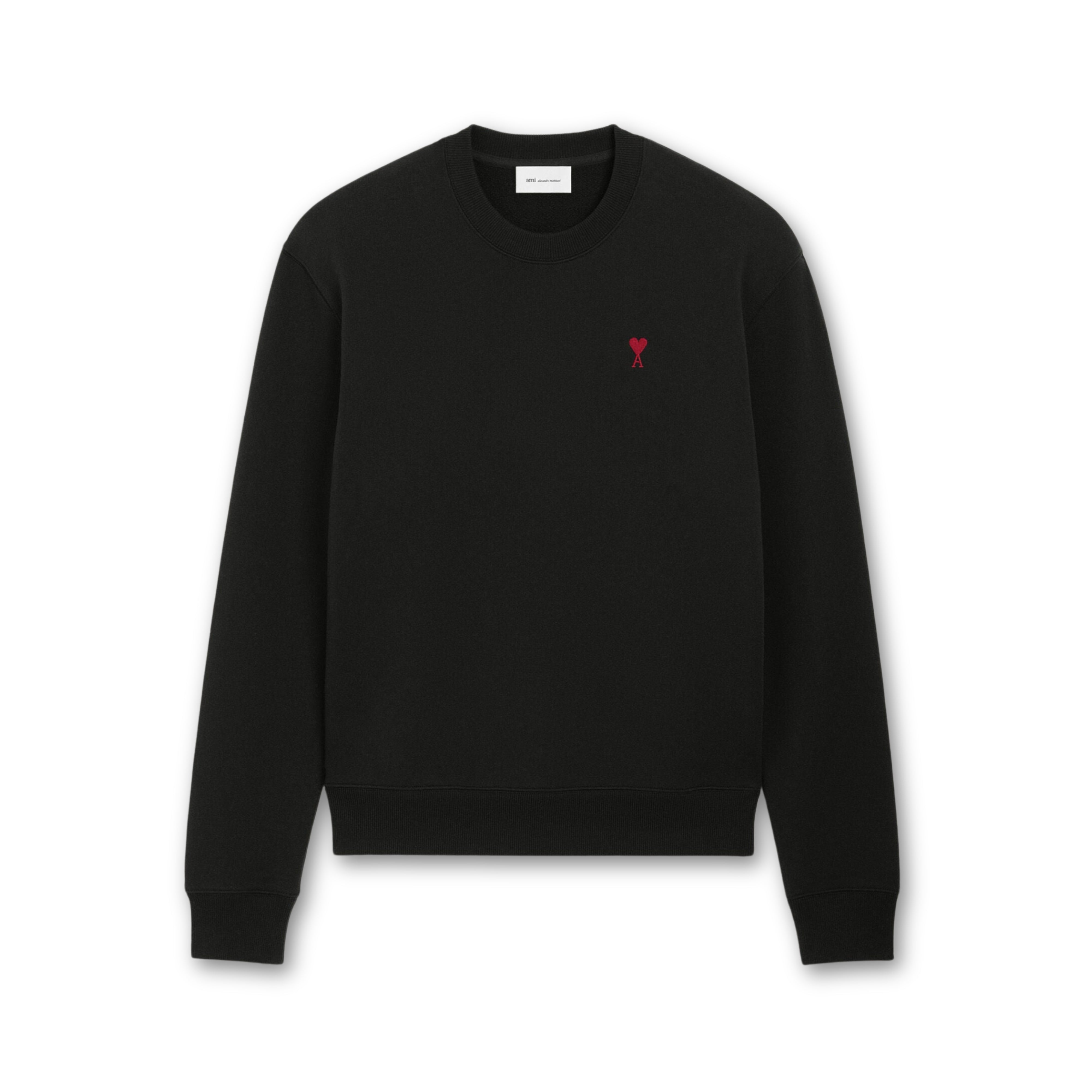 Ami Paris Ami de Coeur Mikina Black