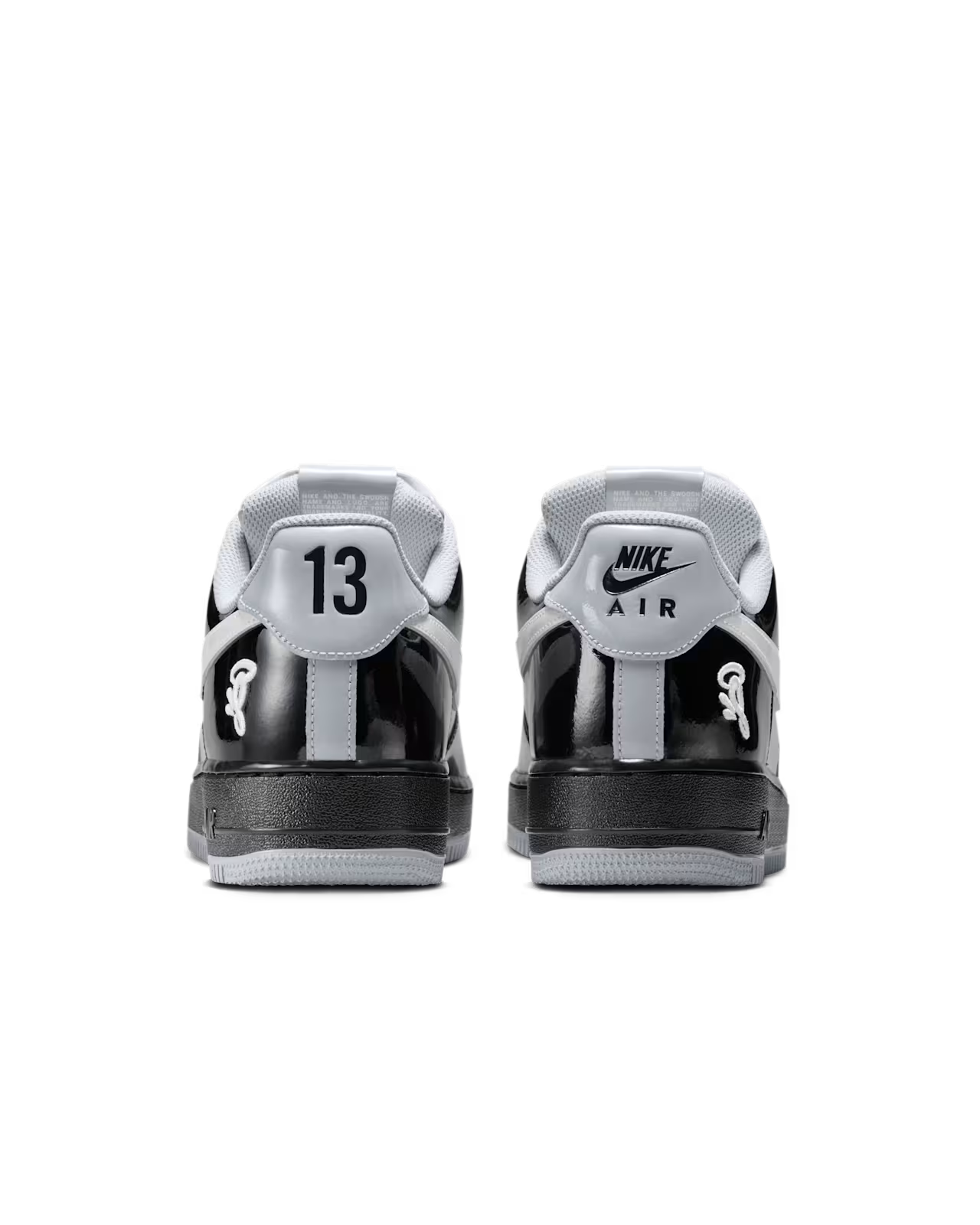 Nike Air Force 1 Low Syna Central Cee Black White Smoke Grey