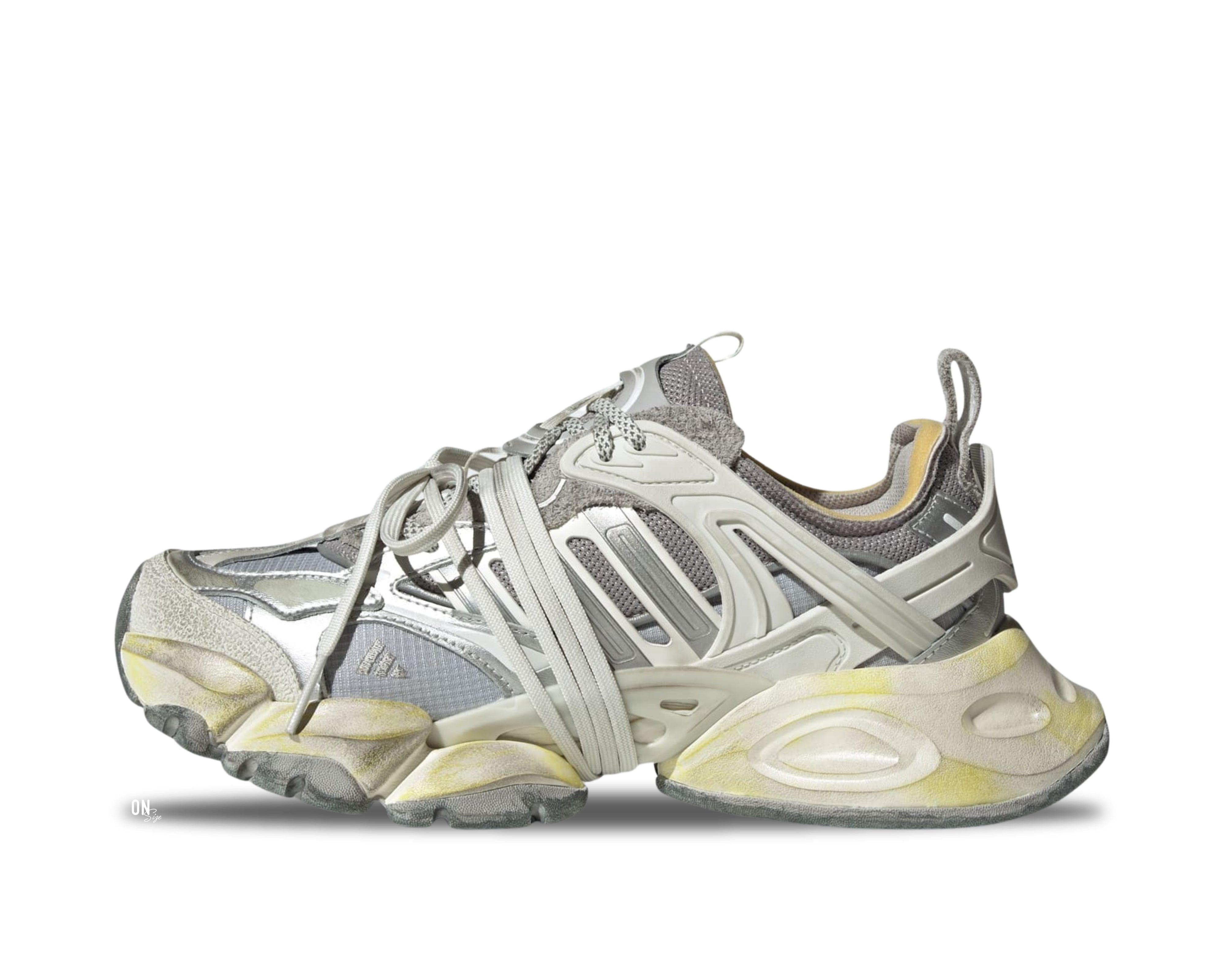 adidas XLG Runner Deluxe Grey Metallic Silver - OnSize