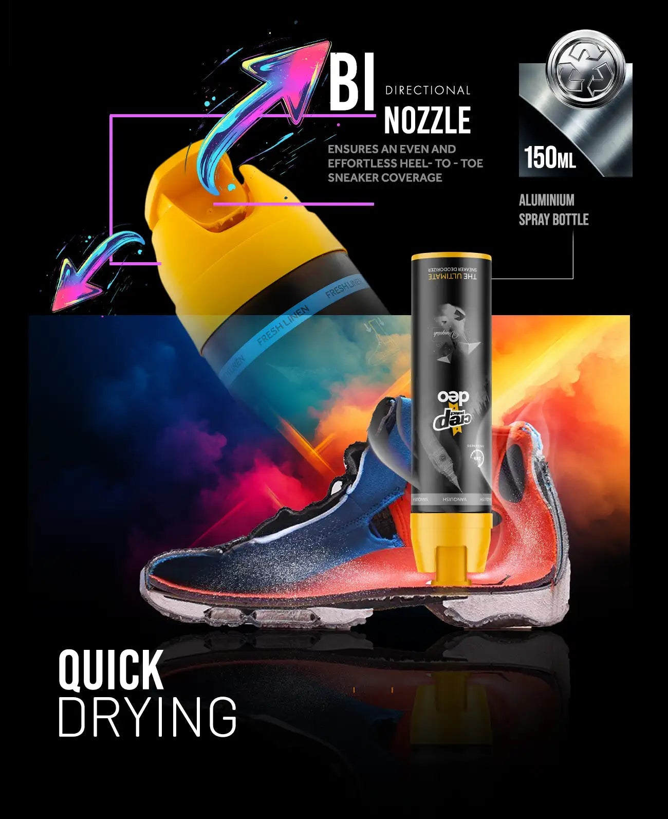 Crep Protect Deo (Fresh Linen) - OnSize