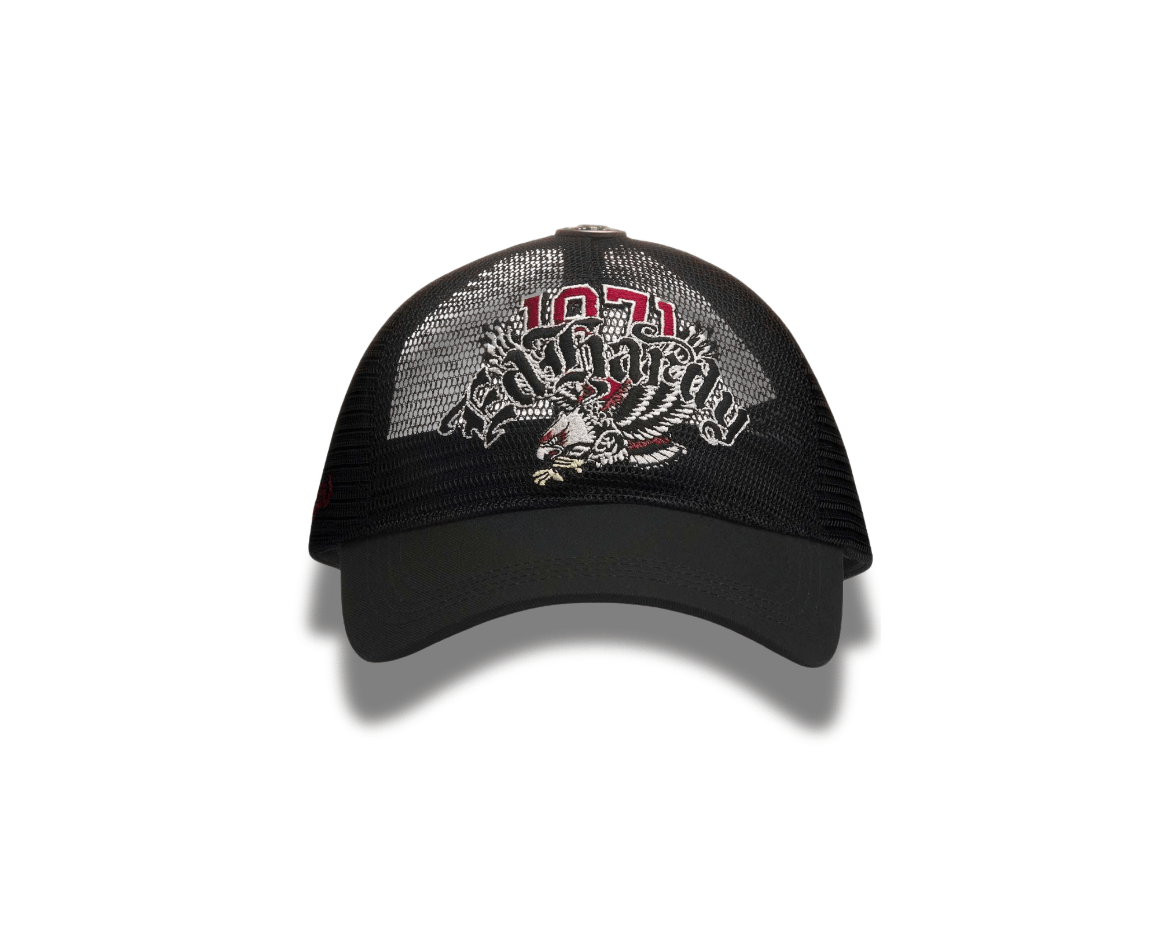 Ed Hardy 1971 Soaring Eagle Full Mesh 5 Panel Trucker Cap - OnSize