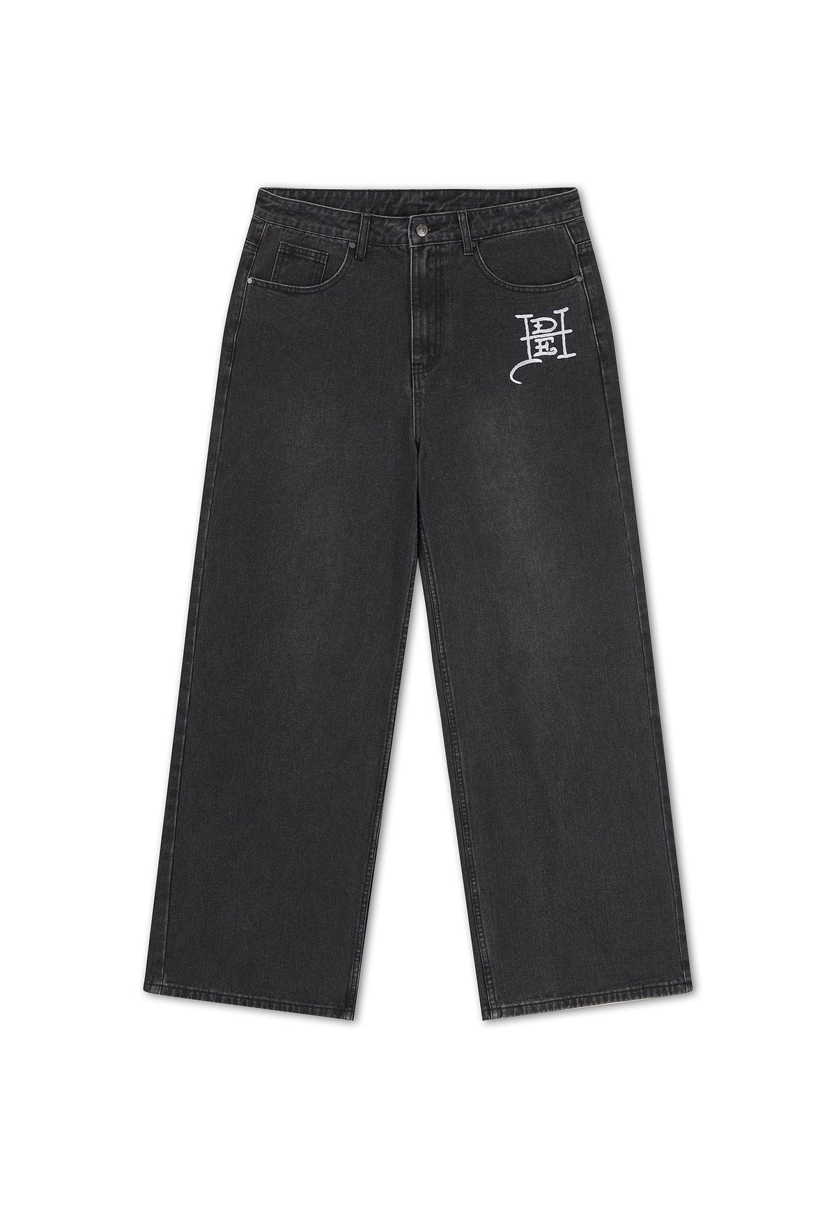 Ed Hardy Gothic Contrast Cross Xxtra Jeans Washed Black