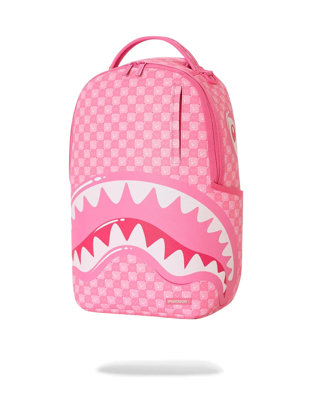 Sprayground Pink New Check Faces Pink Backpack