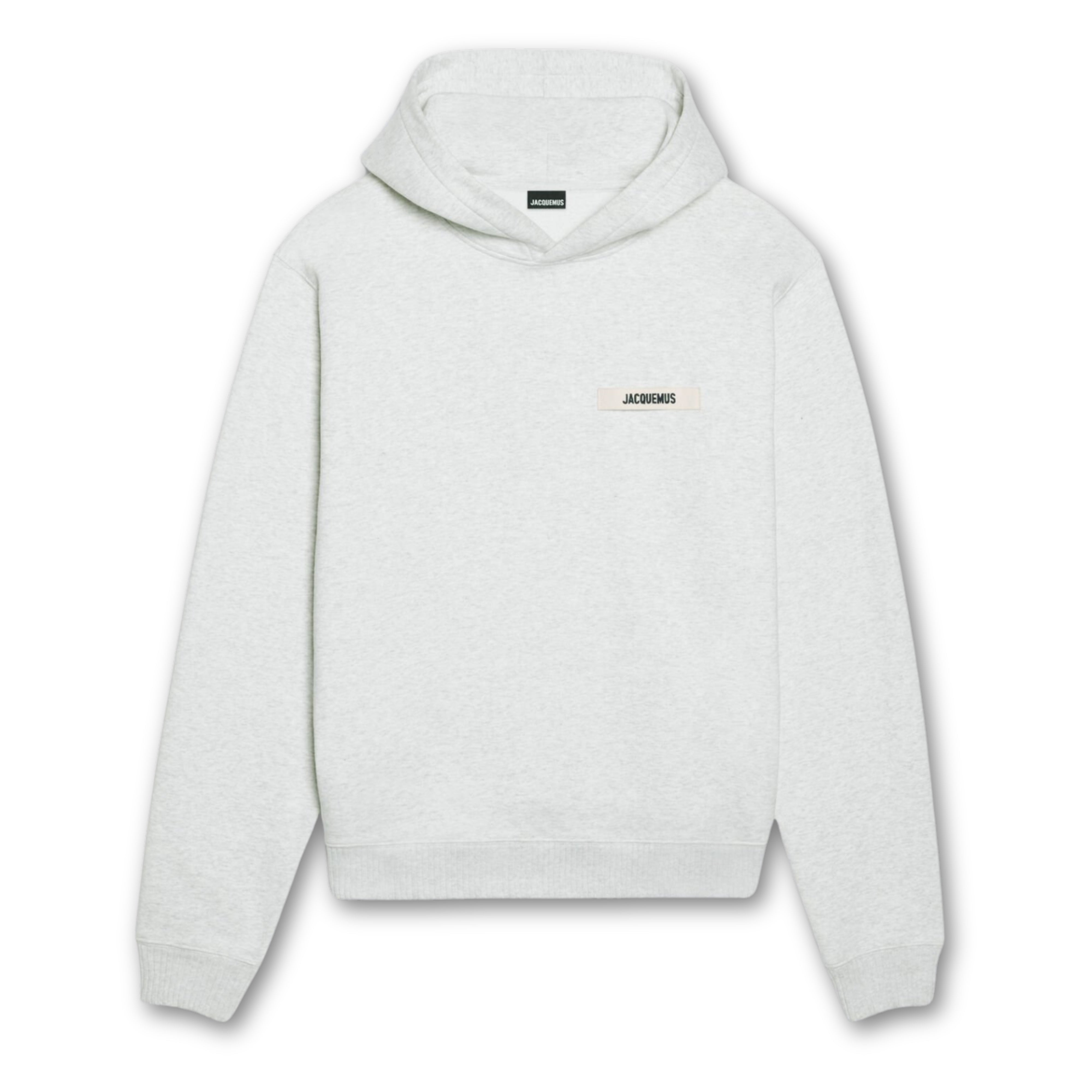 Jacquemus Gros Grain Hoodie Grey - OnSize