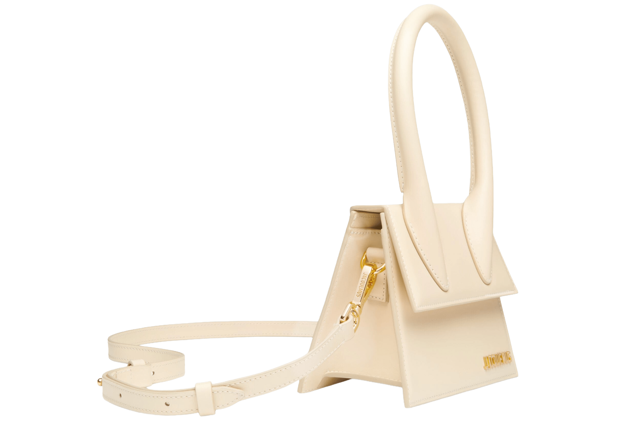Jacquemus Le Chiquito Moyen Signature Handbag Ivory - OnSize