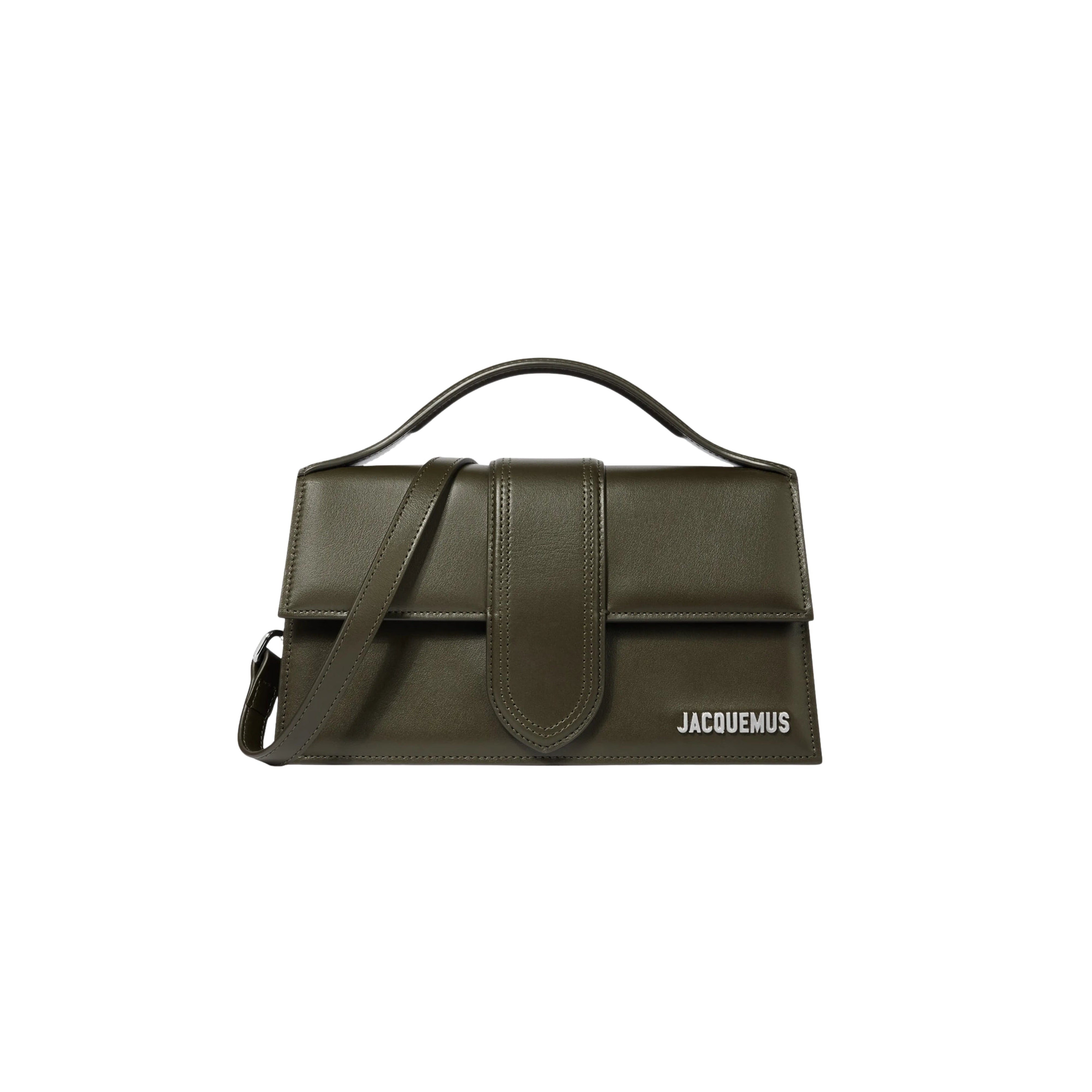 Jacquemus Le grand Bambino Crossbody Strap Handbag Dark Khaki - OnSize