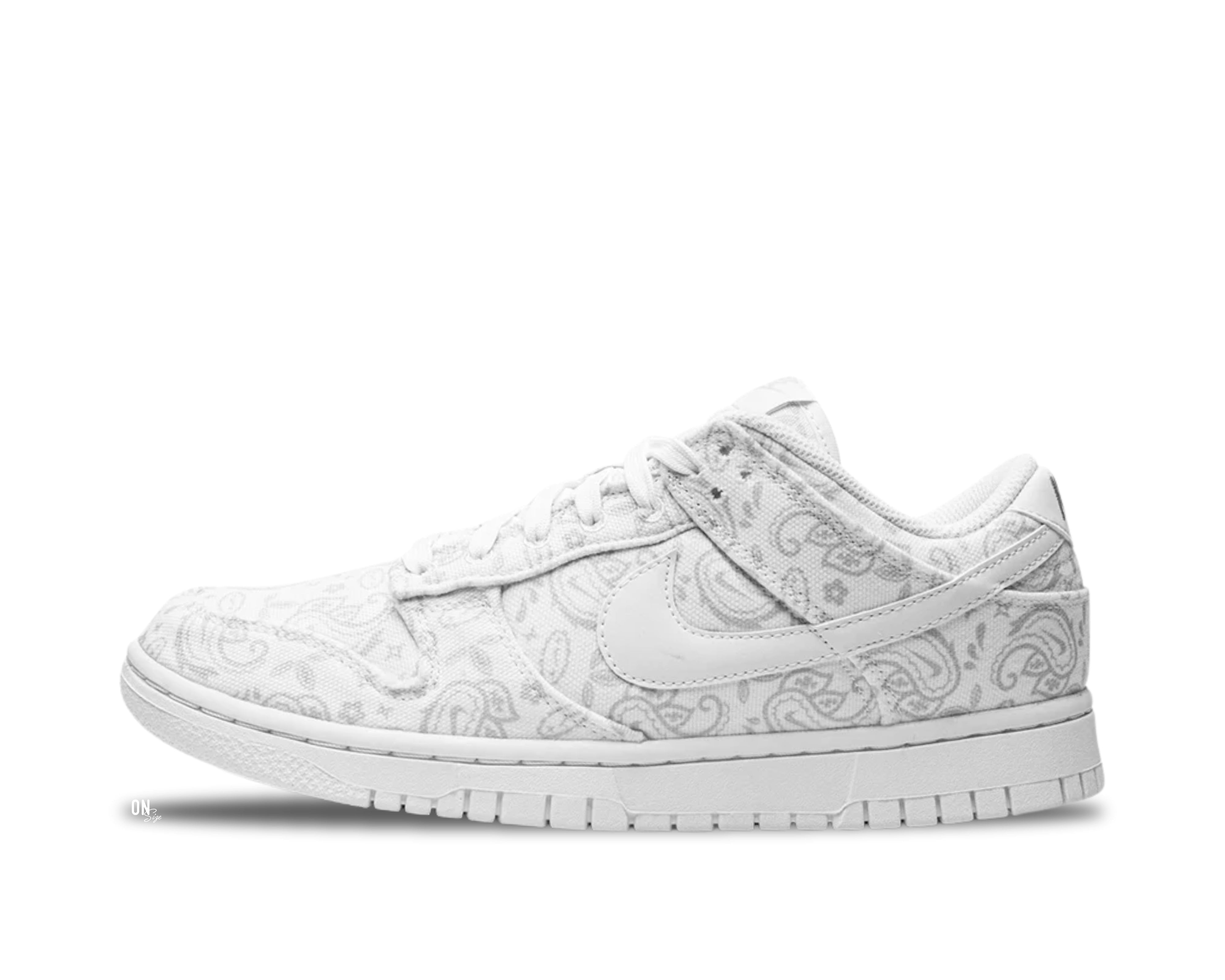 Nike Dunk Low White Paisley - OnSize