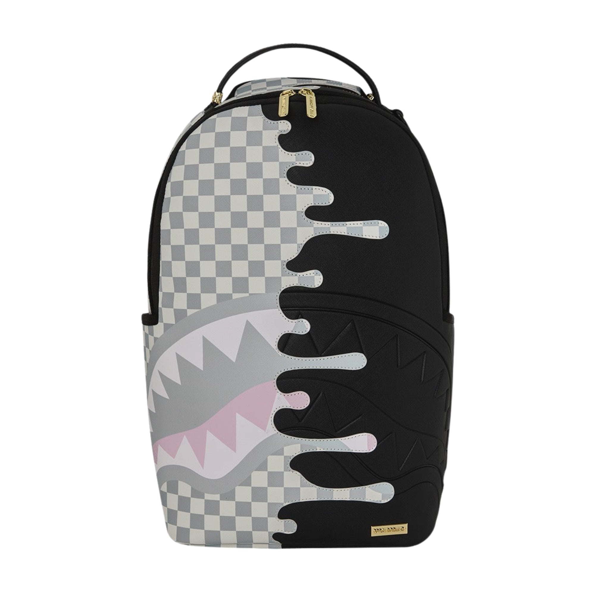 Sprayground Cream Check Unfinished Shark DLXSV Backpack - OnSize