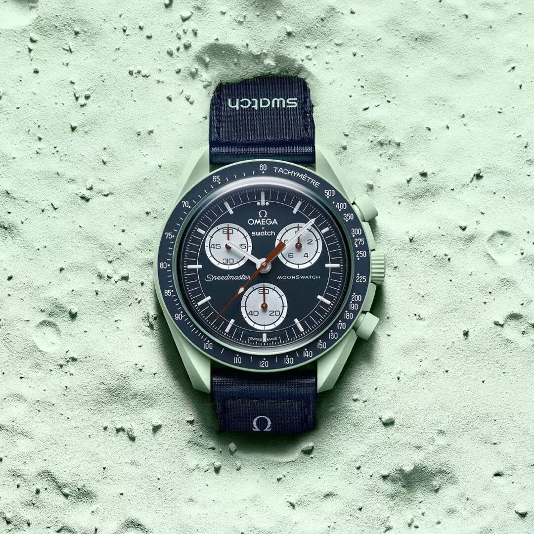 Swatch x Omega Bioceramic Moonswatch Mission on Earth - OnSize