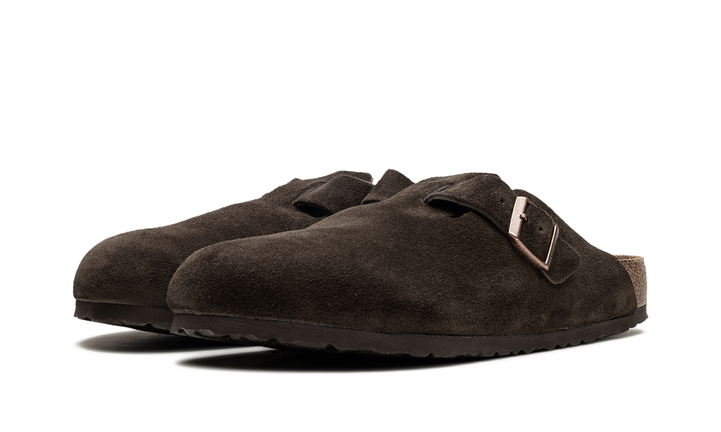 Birkenstock Boston Soft Footbed Suede Mocha