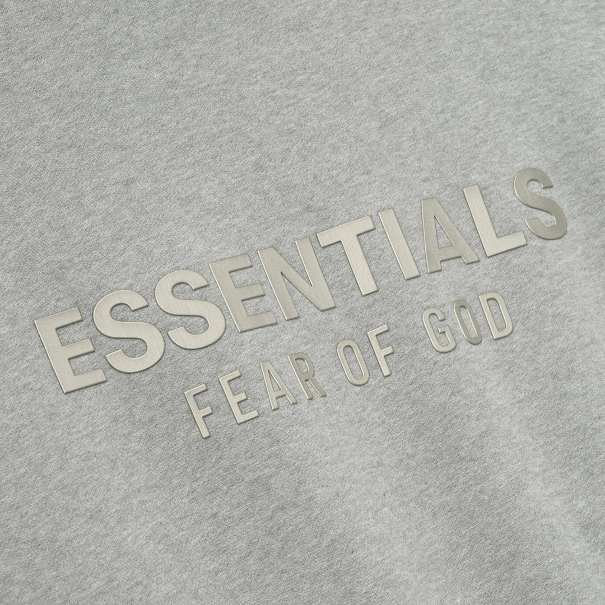 Fear of God Essentials Classic Fleece Hoodie Concrete Heather (FW25) - OnSize