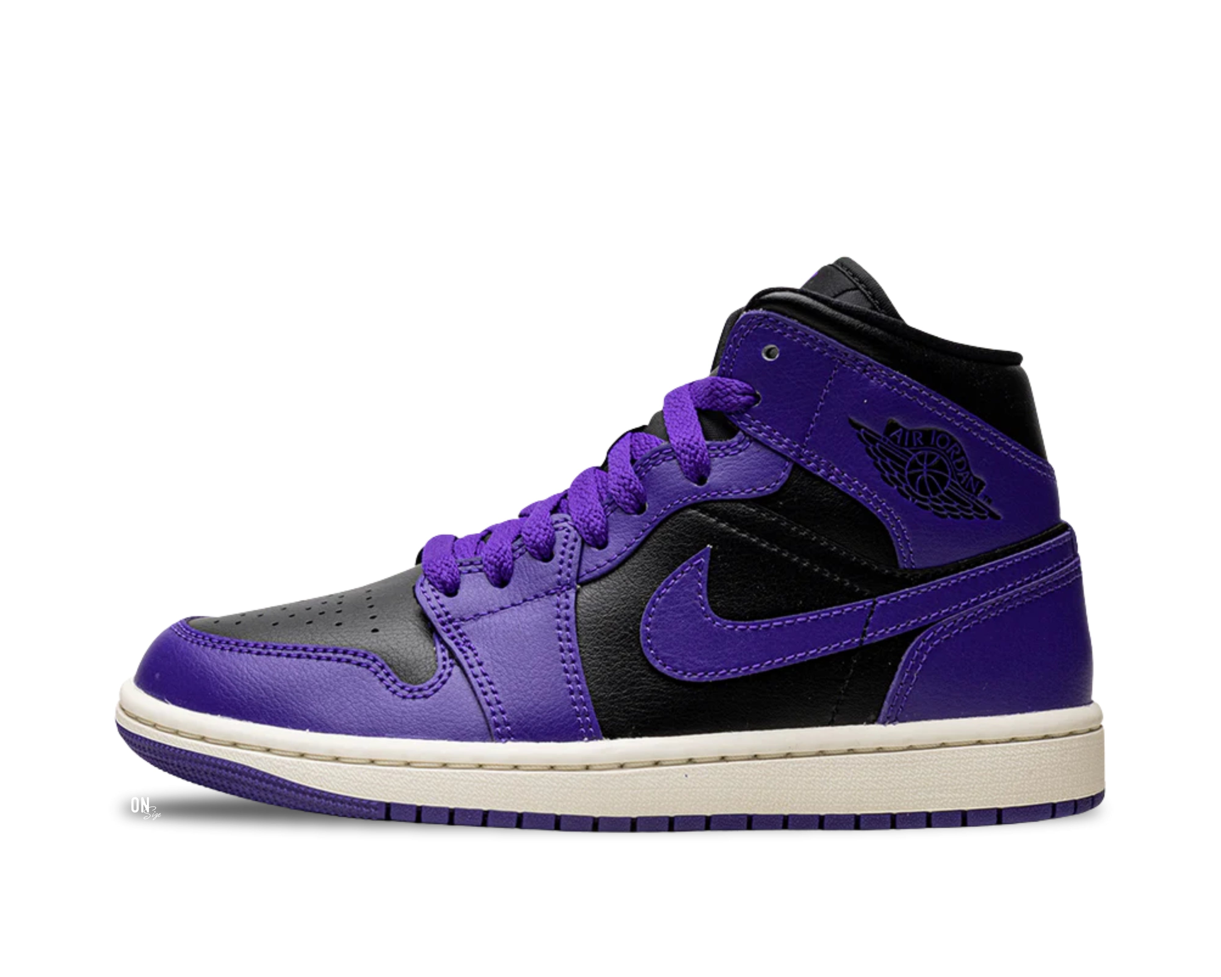 Jordan 1 Mid Purple Black - OnSize