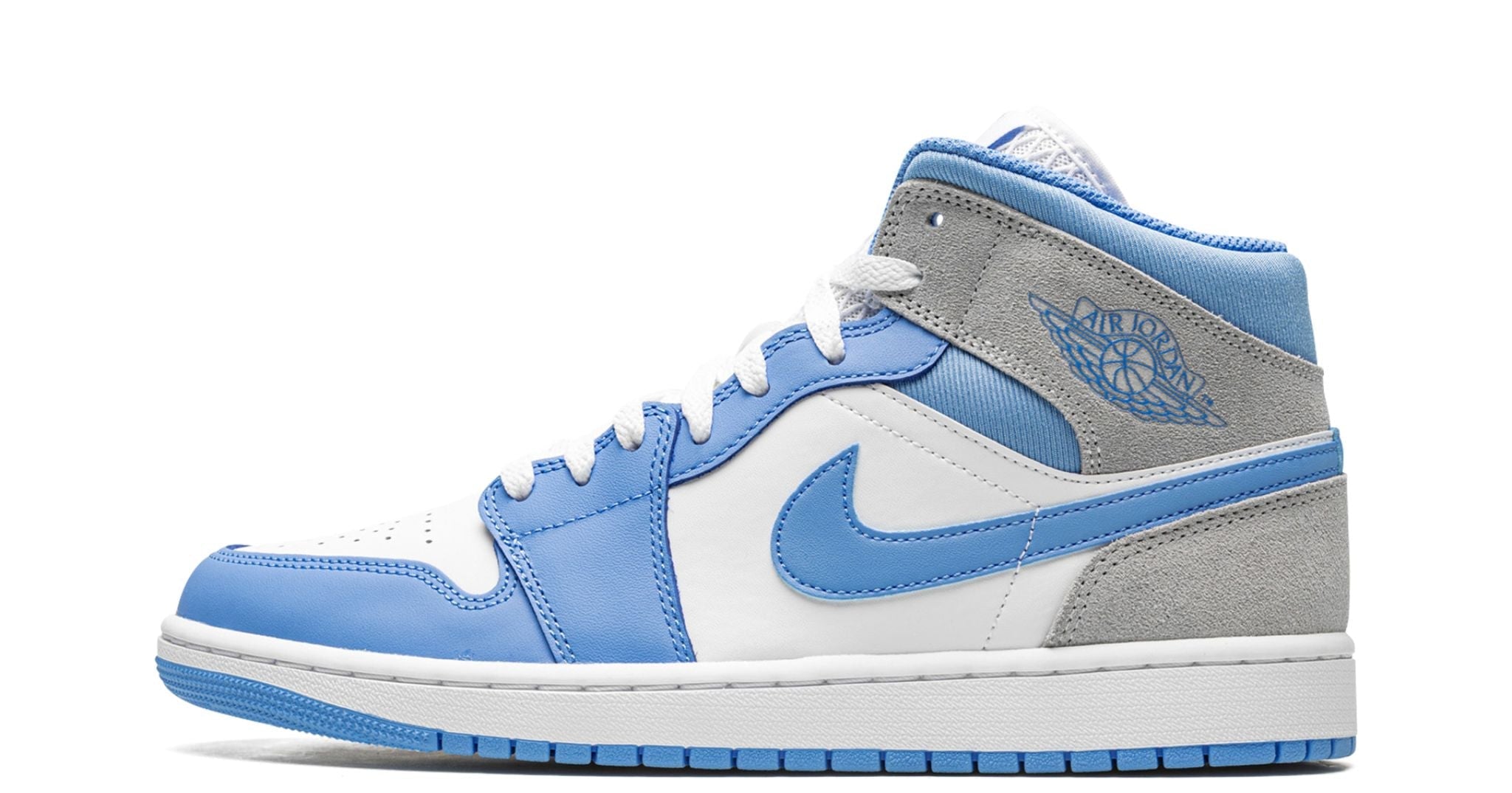 Jordan 1 Mid University Blue Grey - OnSize
