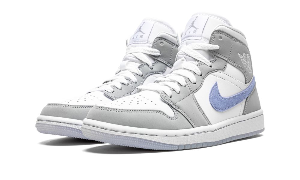 Jordan 1 Mid Wolf Grey Aluminum - OnSize