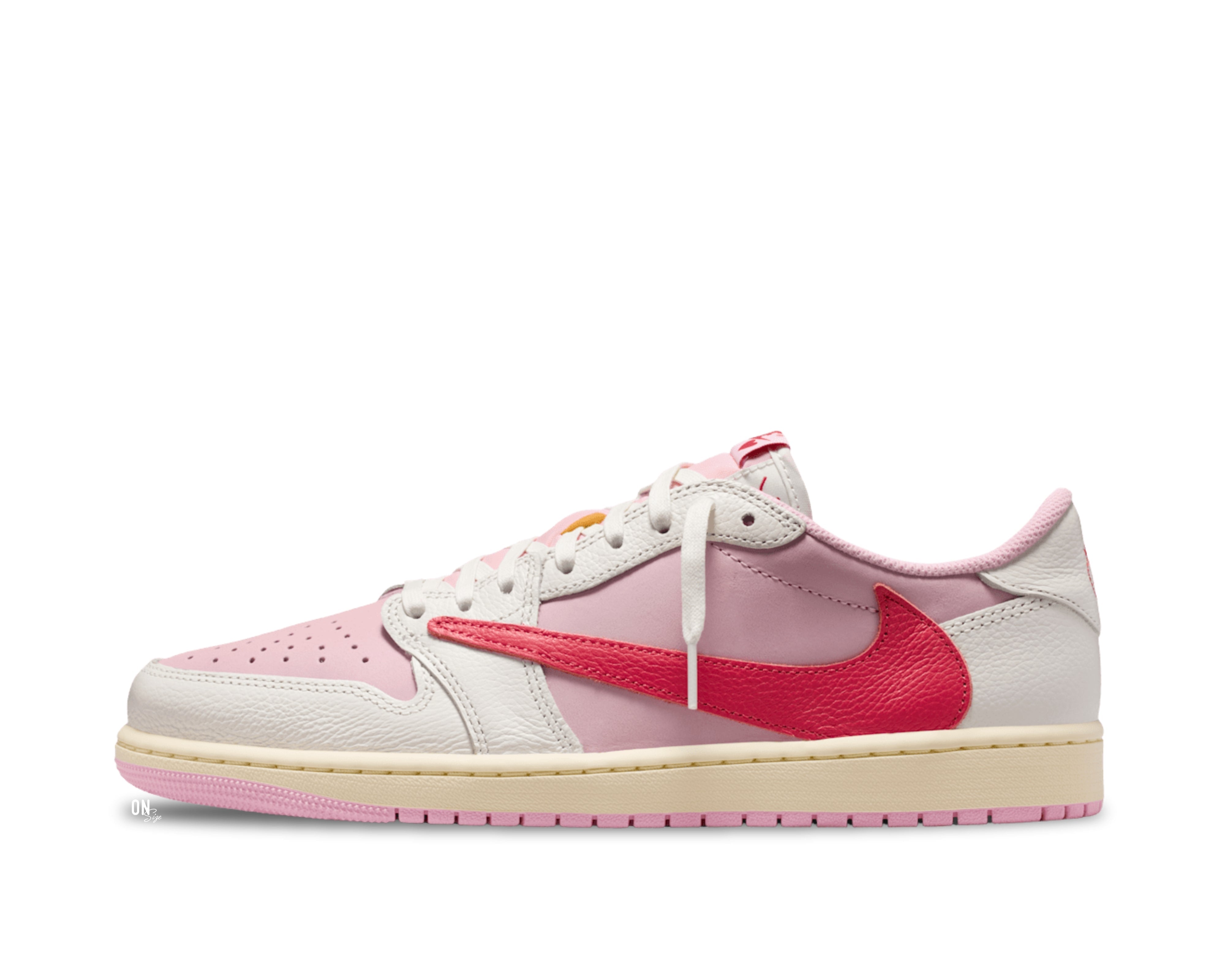 Jordan 1 Retro Low OG SP Travis Scott Sail Tropical Pink - OnSize