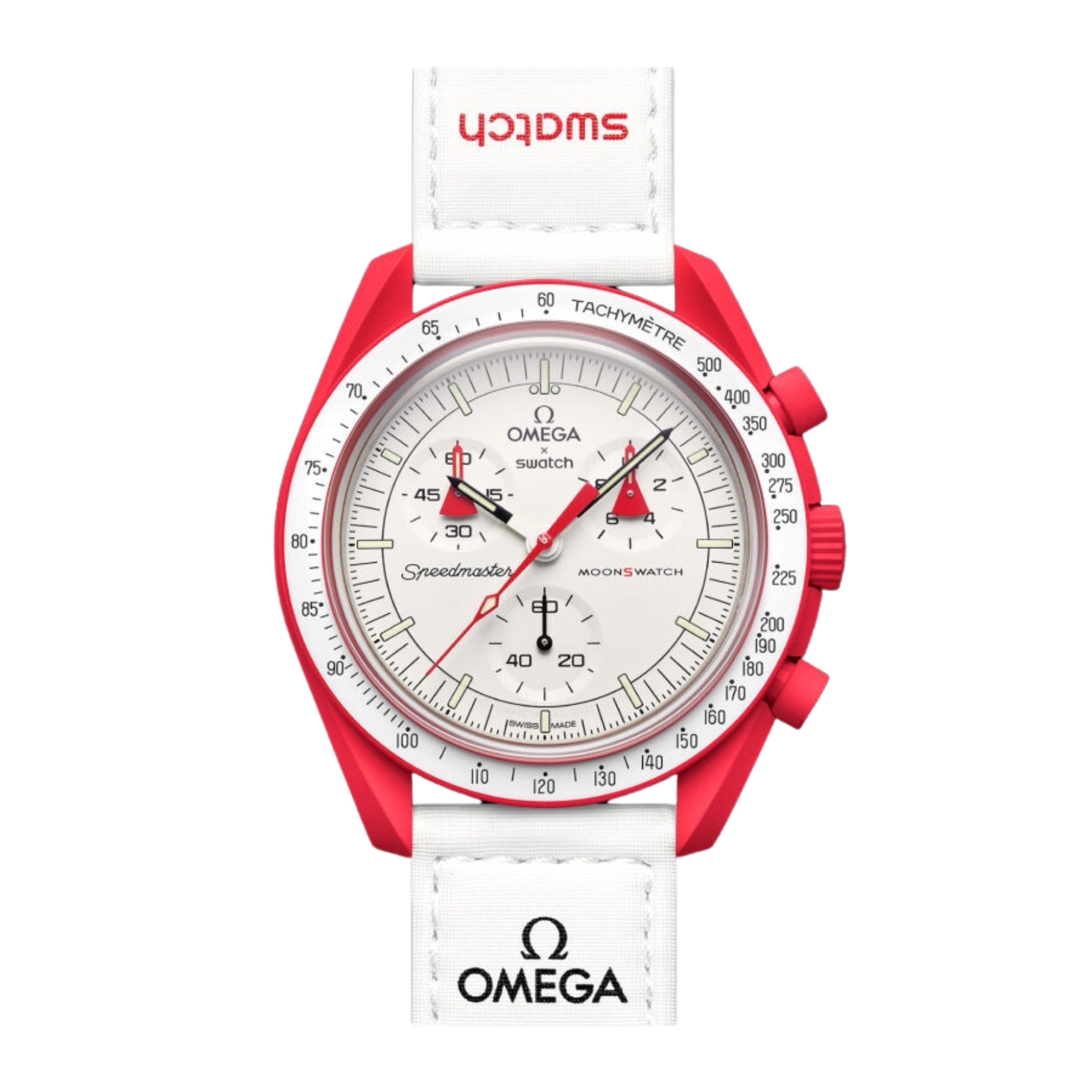 Swatch x Omega Bioceramic Moonswatch Mission to Mars - OnSize