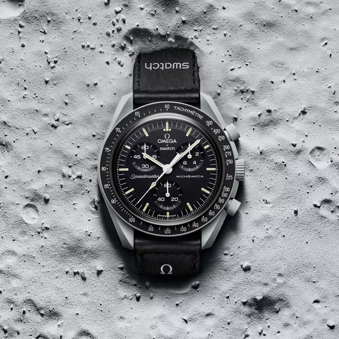 Swatch x Omega Bioceramic Moonswatch Mission To The Moon - OnSize