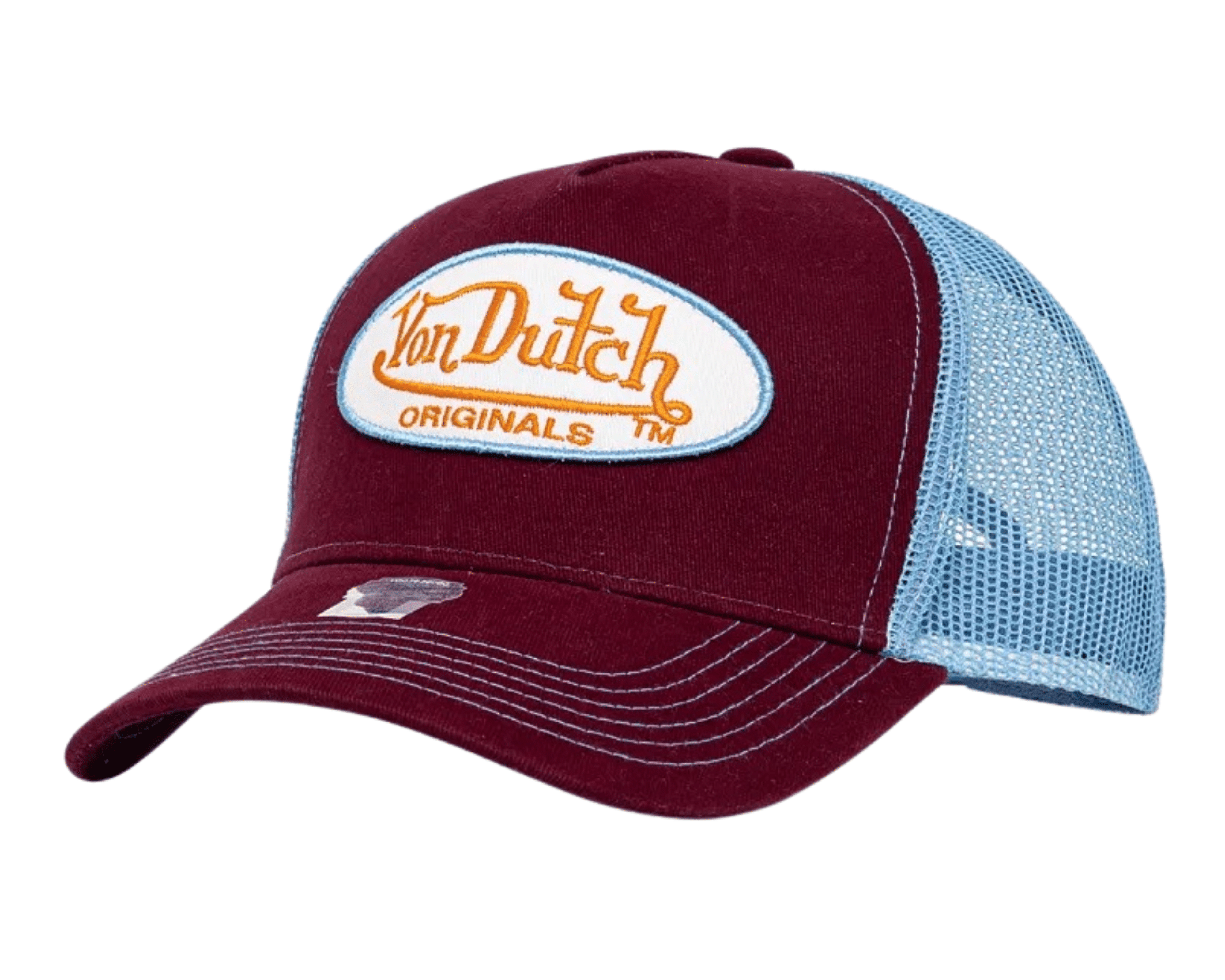 Von Dutch Trucker Cap Boston Purple Light Blue - OnSize