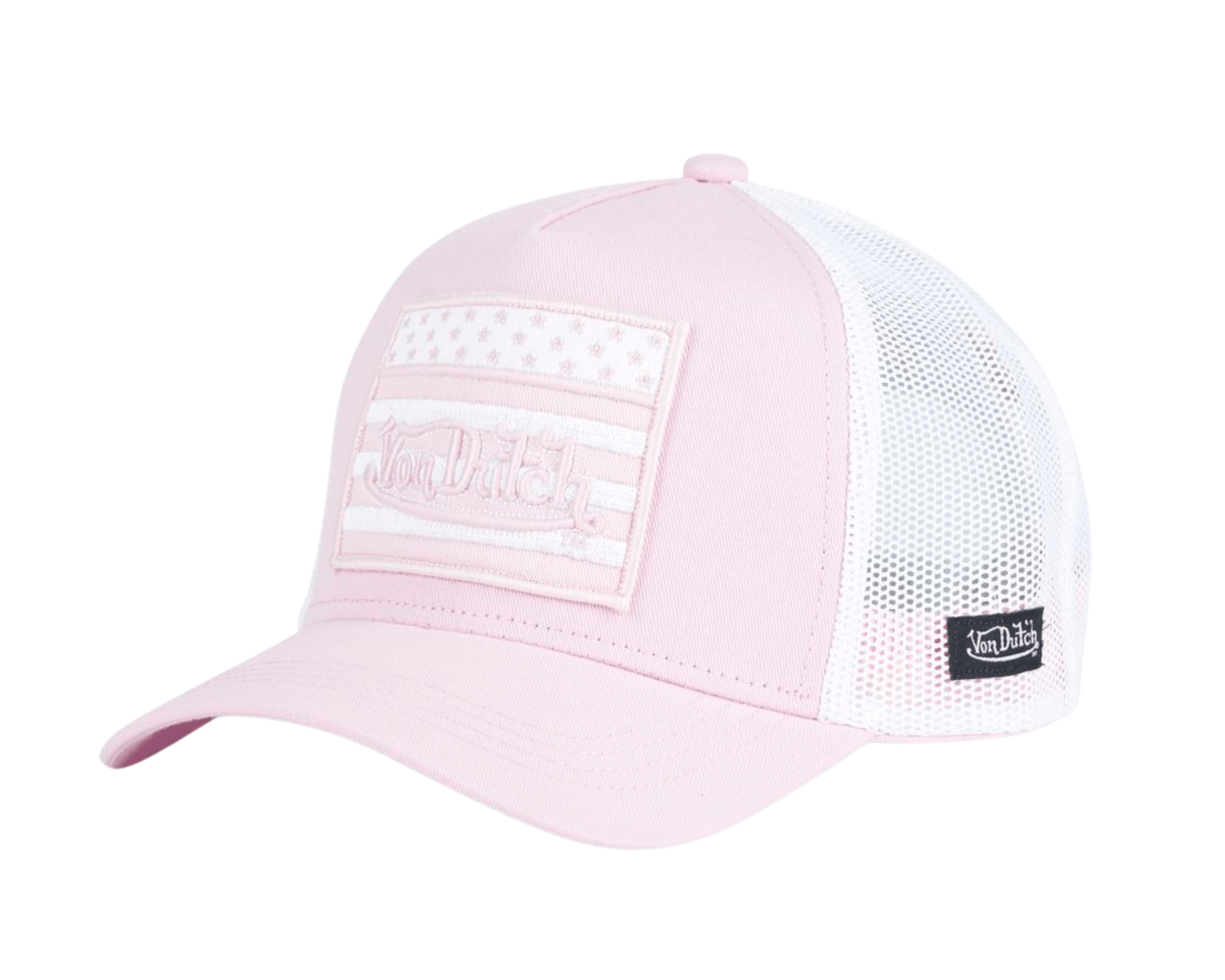 Von Dutch Trucker Cap Flag Pink - OnSize