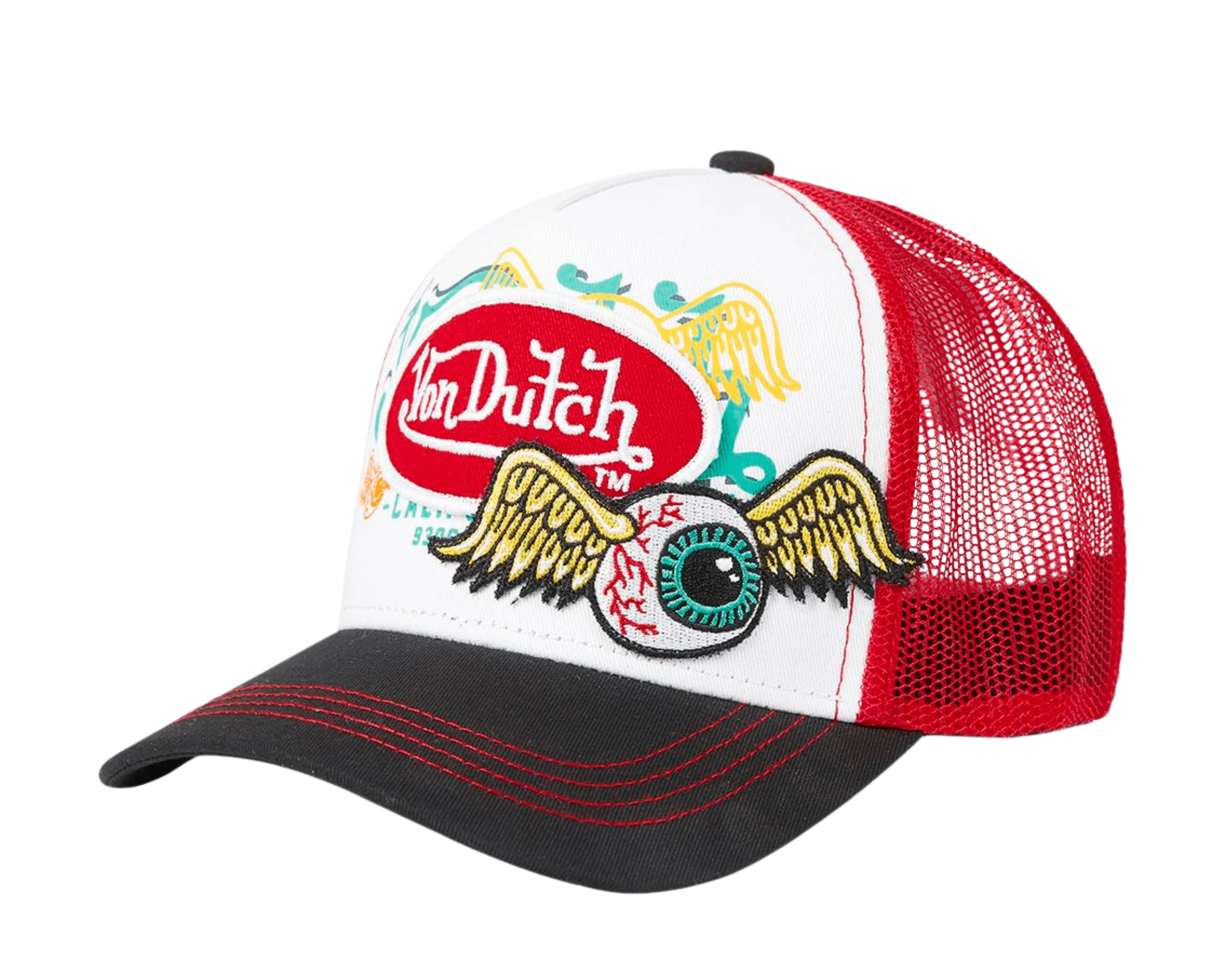 Von Dutch Trucker Cap Red White - OnSize