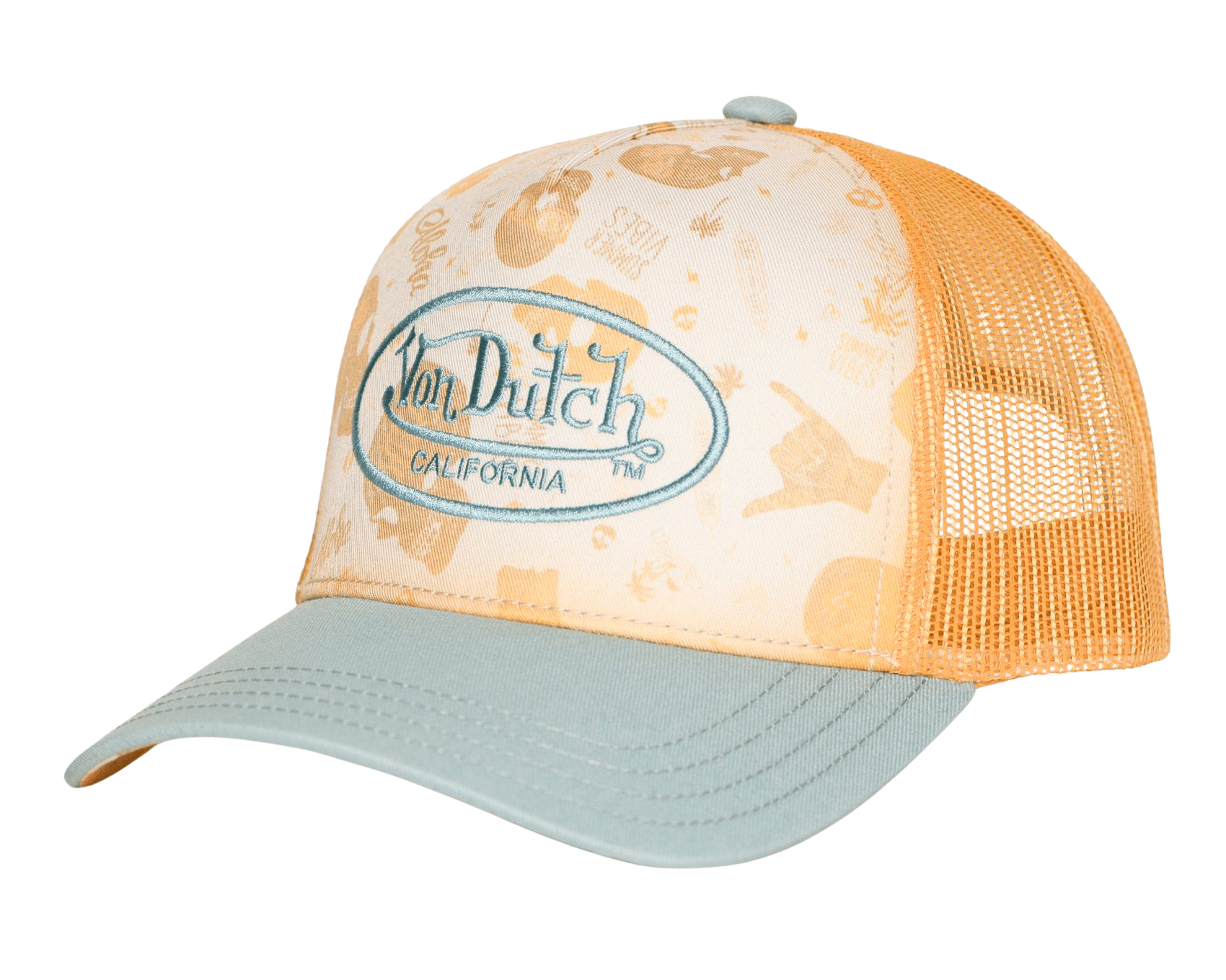 Von Dutch Trucker Cap Subl Aloha - OnSize